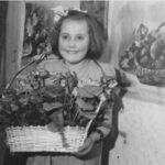 Shelly as flower girl 1945